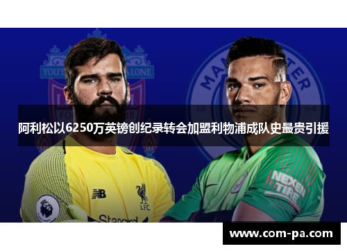 阿利松以6250万英镑创纪录转会加盟利物浦成队史最贵引援