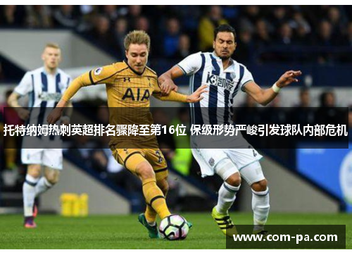 托特纳姆热刺英超排名骤降至第16位 保级形势严峻引发球队内部危机